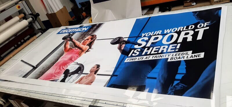 An image of a "world of sport" banner.